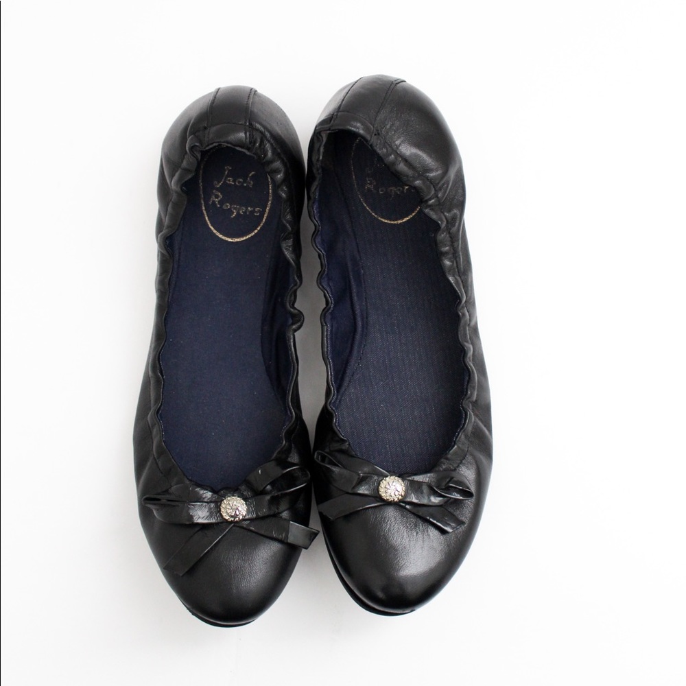 JACK ROGERS Women’s Shoes Black Ballet Flats 8